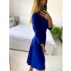 Šaty elegantní dlouhý rukáv dámská (S/M ONE SIZE) ITALSKÁ MÓDA IMM23M6062/DU (Velikost S/M/L, Barva Černá)
