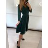 Šaty elegantní dlouhý rukáv dámská (S/M ONE SIZE) ITALSKÁ MÓDA IMM23M6062/DU (Velikost S/M/L, Barva béžová)