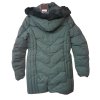 Kabát zimní dámský (S-2XL) POLSKÁ MóDA PMWC23C208199/DU (Velikost S, Barva zelená)