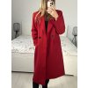 Kabát flaušový dlouhý dámský (S-XL) ITALSKÁ MÓDA IMD22901-2/DU