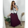 Sukně dlouhá skládaná teplá dámská nadrozměr (M/L/XL ONE SIZE) ITALSKÁ MÓDA IMC23428/DU