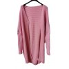 Cardigan pletený dámský nadrozměr (S/M/L/XL/2XL ONE SIZE) ITALSKÁ MÓDA IMD23568/DU (Velikost XL/2XL, Barva béžová)