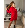 Šaty teplé pletené dlouhý rukáv dámské (S/M ONE SIZE) ITALSKÁ MÓDA IMWBL23011/DUR