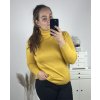 Svetr pletený tenký rolák dlouhý rukáv dámský (L/XL ONE SIZE) EVELIN ITALSKÁ MÓDA IMD23737 (Velikost L/XL, Barva Černá)
