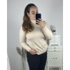 Svetr pletený tenký rolák dlouhý rukáv dámský (L/XL ONE SIZE) EVELIN ITALSKÁ MÓDA IMD23737 (Velikost L/XL, Barva Černá)