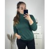 Svetr pletený tenký rolák dlouhý rukáv dámský (L/XL ONE SIZE) EVELIN ITALSKÁ MÓDA IMD23737 (Velikost L/XL, Barva Černá)