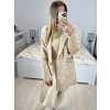 Kabát alpaka dlouhý rukáv dámský (S/M ONE SIZE) ITALSKÁ MÓDA IMWAK233902/DU