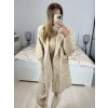 Kabát alpaka dlouhý rukáv dámský (S/M ONE SIZE) ITALSKÁ MÓDA IMWAK233902/DU