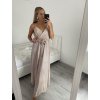 Šaty elegantní třpytivé s flitry na ramínka dámské (S/M ONE SIZE) ITALSKÁ MÓDA IMPLP2316560175/DUR (Velikost S/M/L, Barva růžová)