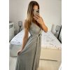 Šaty elegantní třpytivé s flitry na ramínka dámské (S/M ONE SIZE) ITALSKÁ MÓDA IMPLP2316560175/DUR (Velikost S/M/L, Barva růžová)