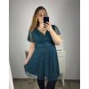 Šaty společenské elegantní dámské (L/XL ONE SIZE) ITALSKá MODA IMS23BRENDA/DR (Velikost L/XL, Barva Černá)