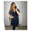 Šaty společenské elegantní dámské (L/XL ONE SIZE) ITALSKá MODA IMS23BRENDA/DR (Velikost L/XL, Barva Černá)
