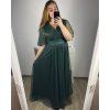 Šaty společenské elegantní dámské (L/XL ONE SIZE) ITALSKá MODA IMS23DIANA/DR (Velikost L/XL, Barva modrá královská)
