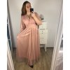 Šaty společenské elegantní dámské (L/XL ONE SIZE) ITALSKá MODA IMS23DIANA/DR (Velikost L/XL, Barva modrá královská)