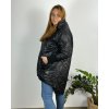 Bunda  s kapucí dámská nadrozměr (3XL/4XL ONE SIZE) ITALSKÁ MÓDA IM423683/DUR (Velikost 3XL/4XL, Barva zelená)