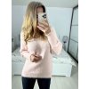 Svetr oversize pletený dámský nadrozměr (S/M/LXL/2XL ONE SIZE) ITALSKá MODA  IMC23478/DU (Velikost XL/2XL, Barva Černá)
