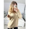 Svetr oversize pletený dámský nadrozměr (S/M/LXL/2XL ONE SIZE) ITALSKá MODA  IMC23478/DU (Velikost XL/2XL, Barva Černá)