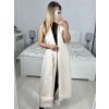 Vesta flaušová dlouhá bez rukávů dámská (S/M/L ONE SIZE) ITALSKÁ MÓDA IMD23830/DU