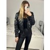 Bunda bomberka podzimní dámská (S/M ONE SIZE) ITALSKÁ MÓDA IMWAA233809/DU (Velikost S/M/L, Barva béžová)