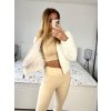 Bunda bomberka podzimní dámská (S/M ONE SIZE) ITALSKÁ MÓDA IMWAA233809/DU (Velikost S/M/L, Barva béžová)