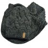 Souprava čepice a nákrčník zimní dámská (ONE SIZE) POLSKÁ VÝROBA  VELIO PVF22-34.08/DR