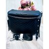 Ledvinka Kabelka (š. 32 cm x 20 cm) FASHION TES23TS5904/DU (Velikost ONE SIZE, Barva Černá)