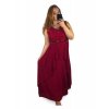 Šaty dlouhé společenské dámské nadrozměr (XL/2XL ONE SIZE) ITALSKÁ MÓDA IMM23LEILA/DR (Velikost XL/2XL, Barva modrá královská)