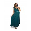 Šaty dlouhé společenské dámské nadrozměr (XL/2XL ONE SIZE) ITALSKÁ MÓDA IMM23LEILA/DR