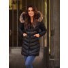 Kabát zimní s kapucí dámský (S-2XL) MFFASHION IMMF22M688