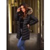 Kabát zimní s kapucí dámský (S-2XL) MFFASHION IMMF22M688