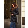 Kabát zimní s kapucí dámský (S-2XL) MFFASHION IMMF22M688