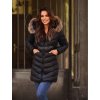 Kabát zimní s kapucí dámský (S-2XL) MFFASHION IMMF22M688