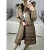Bunda Kabát zimní prošívaný dámský (S,M,L,XL) JSTYLE DDS2316M9126-1/DU (Velikost S, Barva hnědá)