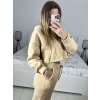 Souprava tepláky dlouhé a mikina s kapucí dlouhý rukáv dámská (S/M ONE SIZE) ITALSKÁ MÓDA IMPLP2373404020/DU (Velikost S/M/L, Barva Černá)
