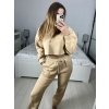 Souprava tepláky dlouhé a mikina s kapucí dlouhý rukáv dámská (S/M ONE SIZE) ITALSKÁ MÓDA IMPLP2373404020/DU (Velikost S/M/L, Barva Černá)