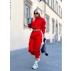 Souprava tepláky dlouhé a mikina s kapucí dlouhý rukáv dámská (S/M ONE SIZE) ITALSKÁ MÓDA IMPLP2373404020/DU (Velikost S/M/L, Barva Černá)