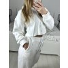 Souprava tepláky dlouhé a mikina s kapucí dlouhý rukáv dámská (S/M ONE SIZE) ITALSKÁ MÓDA IMPLP2373404020/DU (Velikost S/M/L, Barva Černá)