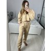Souprava tepláky dlouhé a mikina s kapucí dlouhý rukáv dámská (S/M ONE SIZE) ITALSKÁ MÓDA IMPLP2373404020/DU (Velikost S/M/L, Barva Černá)