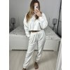 Souprava tepláky dlouhé a mikina s kapucí dlouhý rukáv dámská (S/M ONE SIZE) ITALSKÁ MÓDA IMPLP2373404020/DU (Velikost S/M/L, Barva Černá)
