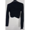 Croptop dlouhý rukáv dámský (S/M ONE SIZE) ITALSKÁ MÓDA IMPBB23Z5276 (Velikost S/M/L, Barva béžová)