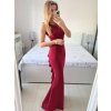 Šaty dlouhé letní elegantní bez rukávu dámské (S/M ONE SIZE) ITALSKÁ MÓDA IMPBB232L9618/DU