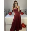 Šaty společenské carmen dlouhé na ramínka dámské (S/M ONE SIZE) ITALSKÁ MÓDA IMPBB23B23687/DUR