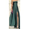 Šaty společenské carmen dlouhé na ramínka dámské (S/M ONE SIZE) ITALSKÁ MÓDA IMPBB23B23687/DUR (Velikost S/M/L, Barva Černá)