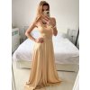 Šaty společenské carmen dlouhé na ramínka dámské (S/M ONE SIZE) ITALSKÁ MÓDA IMPBB23B23687/DUR (Velikost S/M/L, Barva Černá)