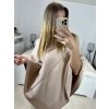 Pončo úpletové dámské (S/M/L ONE SIZE) FRANCOUZSKÁ MÓDA FMWG23FG55513/DU (Velikost M/L, Barva Černá)