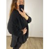 Tunika třpytivá dlouhý rukáv dámská nadrozměr (3XL/4XL ONE SIZE) ITALSKÁ MÓDA IMWQ23LEILA/DUR