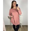 Šaty teplé dlouhý rukáv dámské nadrozměr (3XL/4XL/5XL ONE SIZE) ITALSKÁ MÓDA IM423XIMA/DR (Velikost 4XL/5XL, Barva Černá)