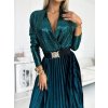 Body flitrové dlouhý rukáv dámské (S/M ONE SIZE) ITALSKá MóDA IMM23M31071/DU (Velikost S/M/L, Barva červená)