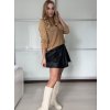 Svetr tenký dlouhý rukáv dámský (S/M ONE SIZE) ITALSKÁ MÓDA IMM23NM1236/DUR (Velikost S/M/L, Barva červená)