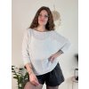 Svetr tenký dlouhý rukáv dámský (S/M ONE SIZE) ITALSKÁ MÓDA IMM23NM1236/DUR (Velikost S/M/L, Barva červená)